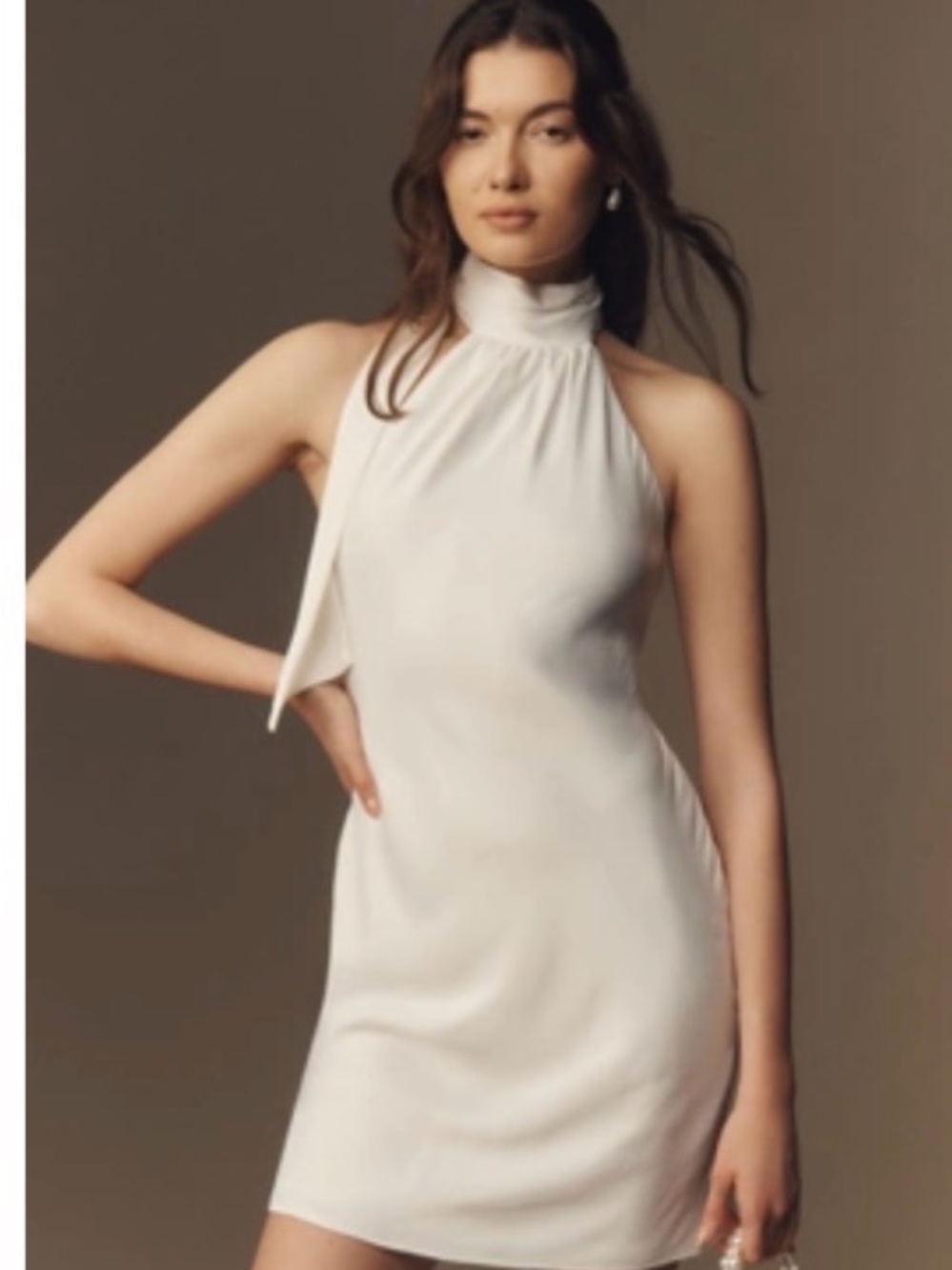 BHLDN Satin Mini Dress